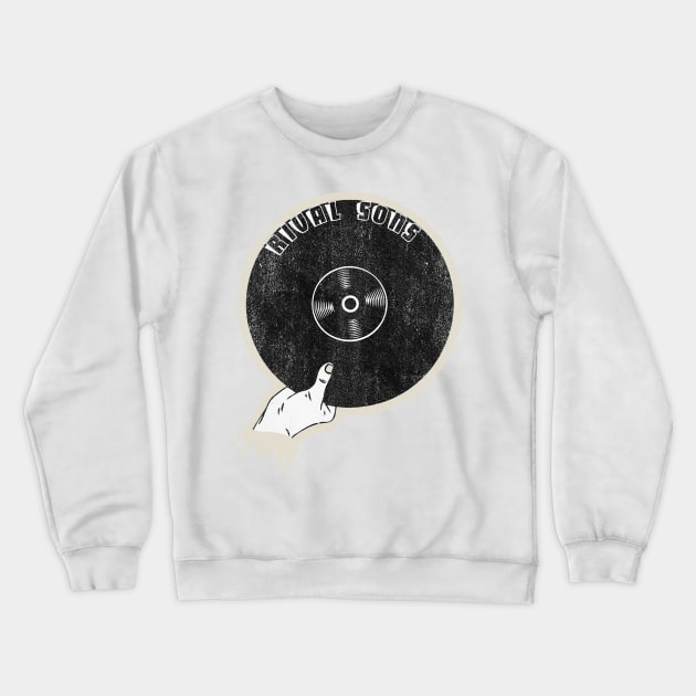 Rival Sons Grab Vinyl Crewneck Sweatshirt by PASAR.TEMPEL